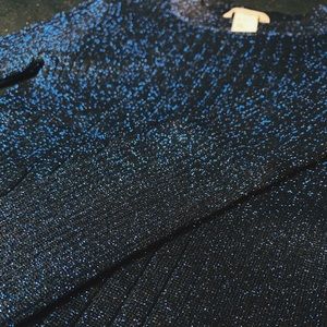 Blue Sparkly Long Sleeve